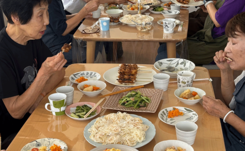 みんなでそうめん＆ごへいもちランチ会♪